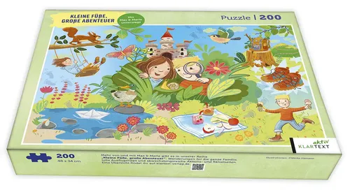 Puzzle Kleine Füße, große Abenteuer - Entdecken Sie das kreative Puzzle 