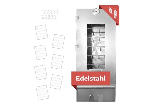 Räucherofen XL 110 cm – Edelstahl mit Zubehör