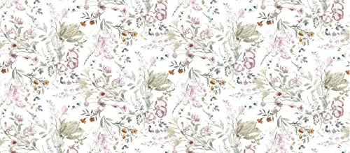 d-c-fix Wachstuchtischdecke PVC-free Whisper Flower - abwaschbar wasserdicht - In- & Outdoor - Wachstuch Plastik-Tischdecke Wachstischdecke Tischtuch - 140 cm x 180 cm eckig