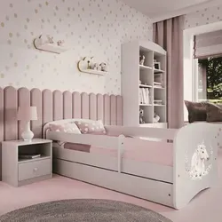 Kinderbett 160x80 mit Matratze und Rausfallschutz in Weiß und Rosa Pferd - Praktisches Kinderbett mit stabiler Konstruktion und abgerundeten Kanten für Sicherheit. Inklusive Kaltschaummatratze, Lattenrost und Schublade für Ordnung im Kinderzimmer. Ideal für ein gemütliches Schlafumfeld.