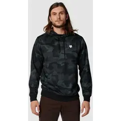 Fox Head Camo Fleece Hoodie black camo Gr. L von Fox
