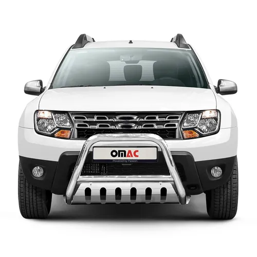Frontbügel für Dacia Duster 2010-2018 – Robuster Rammschutz aus Edelstahl - Hochwertiger Frontschutzbügel aus rostfreiem Edelstahl für optimalen Schutz und Langlebigkeit. Ideal für den Einsatz an Dacia Duster, verleiht Ihrem Fahrzeug eine markante Optik.