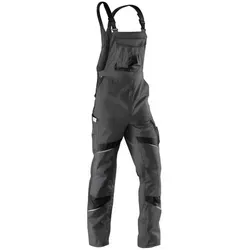 Kübler ActiviQ Latzhose 3250 anthrazit/schwarz Größe 28 - Latzhose für Profis, ergonomisch geschnitten mit CORDURA-Verstärkung an den Ellenbogen für höchste Strapazierfähigkeit und Bewegungsfreiheit, ideal für anspruchsvolle Arbeiten.