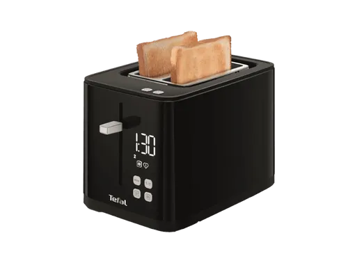 Tefal TL6408 Toaster | Perfekter Toast für jeden Geschmack - Toaster für zwei lange Scheiben mit 7 Bräunungsstufen und energiesparender Funktion, ideal für individuelles Toastvergnügen und einfache Bedienung mit Digitaldisplay.
