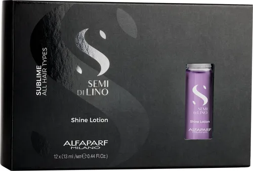 ALFAPARF SEMI DI LINO SUBLIME Shine Lotion Ampullen 12x13ml - Shampoos & Spülungen, revitalisierende Ampullen für strahlenden Glanz und Geschmeidigkeit, ideal für alle Haartypen.