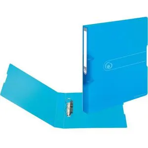 Herlitz Ringbuch easy orga to go 11205762, A4, 2 Ringe, Ring-Ø 25mm, blau transparent
