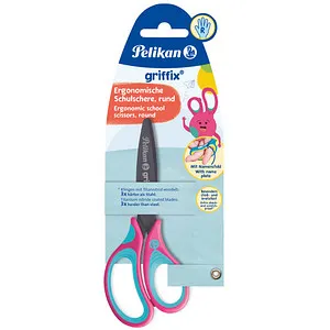 Pelikan Kinderschere griffix rosa-blau 14,0 cm von Pelikan