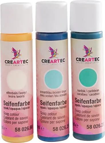 CREARTEC Seifenfarben Set Ozean 3 Stk. 30 ml Seifenfarbe Ganzjährig für kreative Seifenherstellung