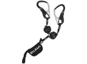 Salewa Ergo Zip Klettersteigset - Klettersteigset mit ergonomischen Karabinern für 30 % Kraftersparnis. Hoher Sicherheitsstandard und Zipsystem für sicheres Clippen und keine Stolpergefahr. Ideal für Benutzergewichte von 40 - 120 kg.