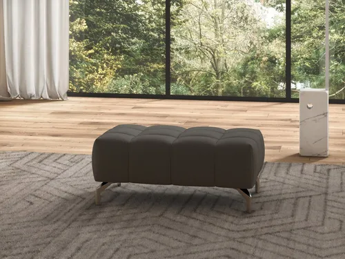 sit&more Hocker Cool, mit silberfarbenen Füßen
