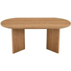 Beaok Esstisch, Walnuss, Holzwerkstoff, 90x75.5x180 cm, Esszimmer, Tische, Esstische