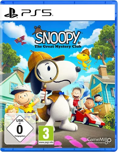 Snoopy & The Great Mystery Club - PS5 - Action-Adventure für die PS5, entdecke mit Snoopy spannende Rätsel und Abenteuer in deutscher Sprache. Ideal für Fans der beliebten Snoopy-Reihe.