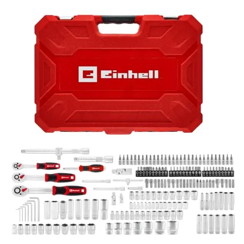 Einhell Stecknuss- und Ratschen-Set, 181-tlg. – vielseitig und effizient