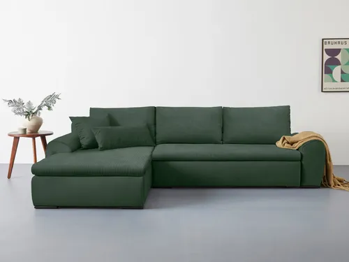 Home affaire Ecksofa Win L-Form, B: 285 cm