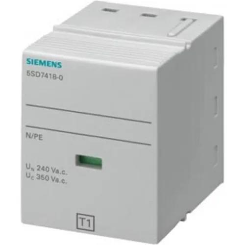 Produktbild Siemens Steckteil Typ NAnforderungsklasse B UC 350V für KombiAblei (5SD74180)