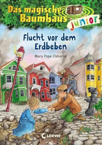 Das magische Baumhaus junior (Band 22) - Flucht vor dem Erdbeben: Kinderbuch zum Vorlesen und ersten Selberlesen - Mit farbigen Illustrationen - Für Mädchen und Jungen ab 6 Jahre