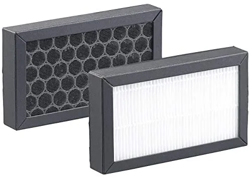 Carlo Milano Zubehör zu Ultraschallvernebler: Ersatz-HEPA- & Aktivkohle-Filter für Luftreiniger LBF-400 & LBF-600 (Luftbefeuchter und Reiniger, Ultraschall-Aroma-Luftbefeuchter, Zeitschaltuhr)