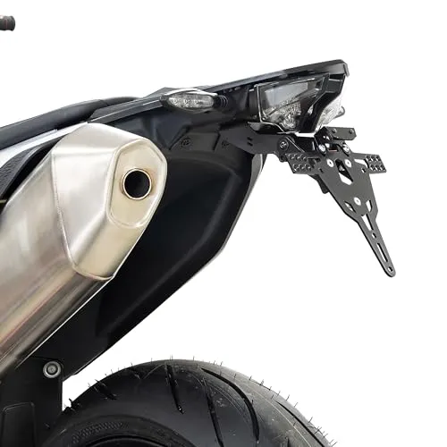 ZIEGER Pro Kennzeichenhalter für KTM GASGAS 690 - Motorrad-Kennzeichenhalter für KTM GASGAS 690 SMC R690 Enduro RES 700SM 700, verstellbarer Neigungswinkel und sportliche Optik, kein Verkleidungsumbau nötig.