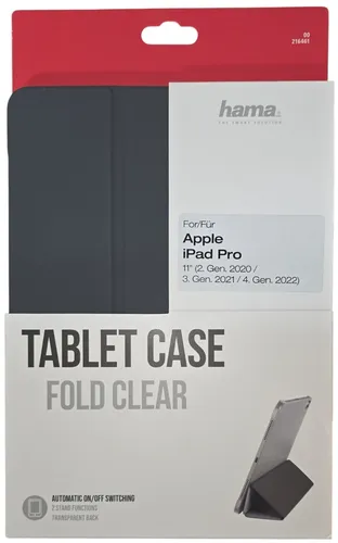 Hama Tablet-Hülle Booklet für Apple iPad Pro 2. 3. 4. Gen 2020 2021 2022 grau