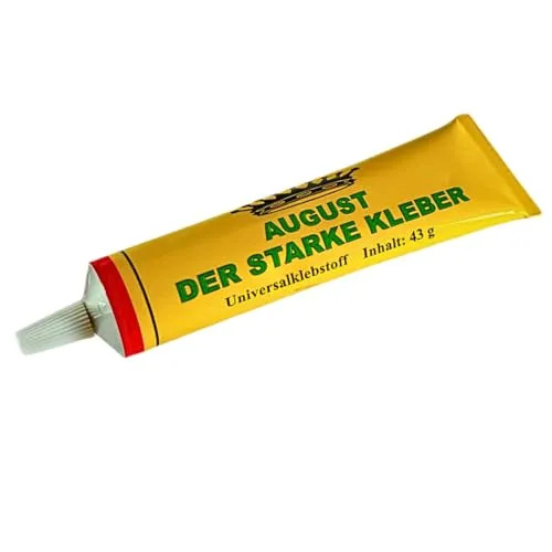 August Universalkleber Kontaktkleber 43 g – Starker Alleskleber für Glas, Holz, Metall, Leder & Keramik (1)