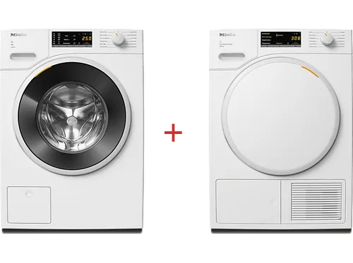 MIELE WWA 120 WCS Waschmaschine und TWA 520 WP Wärmepumpentrockner Bundle
