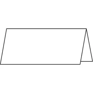 Sigel Tischkarten DP046, blanko, 80 Stück, weiß - Infotafeln, Namens-, Tür-, Infoschilder aus hochwertigem Edelkarton, vorgefalzt und beidseitig bedruckbar, ideal für Kopierer und Drucker, Made in Germany.