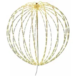Star-Max Gartenleuchte LED Dekokugel Ø50cm - Lampen für Innen & Außen mit 295 warmweißen LEDs, IP44 wetterfest, einfache Montage mit Teleskopmechanismus und praktischer Timerfunktion für automatisches Ein- und Ausschalten.