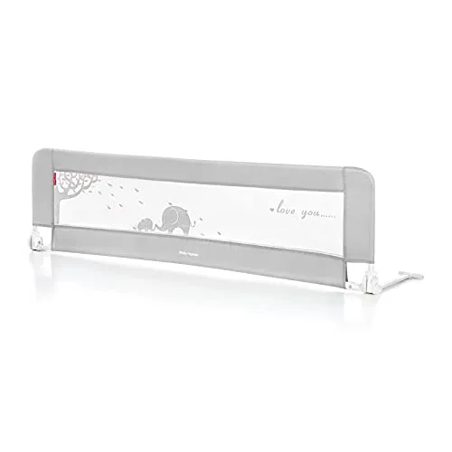 Moby-System Bettschutzgitter für Kinderbett - Kindersicherungen: Zusammenklappbares Bettgitter schützt Ihr Kind vor dem Herausfallen und sorgt für ruhige Nächte. Stabil, robust und einfach zu montieren.