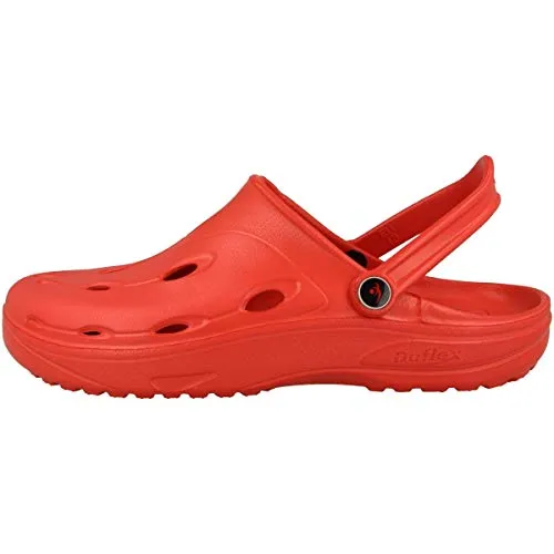 chung shi Unisex Dux Clogs in rot von Chung Shi