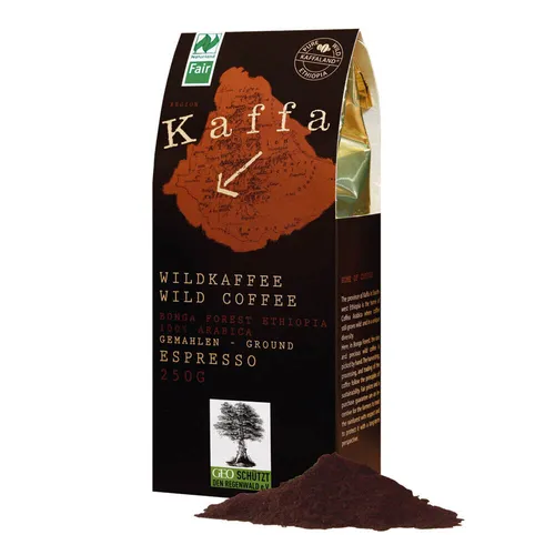 Kaffa Wildkaffee - Espresso gemahlen 250g | ORIGINAL FOOD