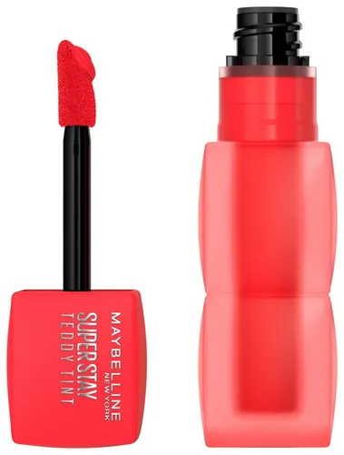 MAYBELLINE NEW YORK Lippenstift SUPER STAY TEDDY TINT LIPPENSTIFT, mit weichem Teddy-Applikator
