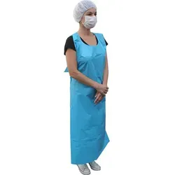Medi-Inn PE-Schürzen, Extra-stark, glatte Oberfläche blau / 75 x 120 cm / 10 x 50 = 500 Stück
