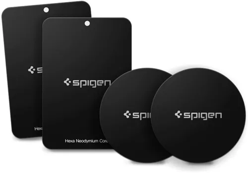 Spigen Kuel MP-4P Car Mount Metal Plates Black