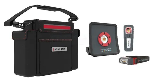 Scangrip 49.0220 3-tlg. Aufbereitungskit - Essential in Tasche - Sicheres Zubehör mit hoher Qualität und Haltbarkeit, ideal für professionelle Anwendungen und robusten Einsatz.