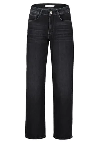 High-waist-Jeans BETTY & CO - Damen Jeans in Größe 44, figurumspielend und aus hochwertigem Baumwollmix für optimalen Tragekomfort. Der hohe Bund betont die Taille und sorgt für eine elegante Silhouette im Casual-Look.