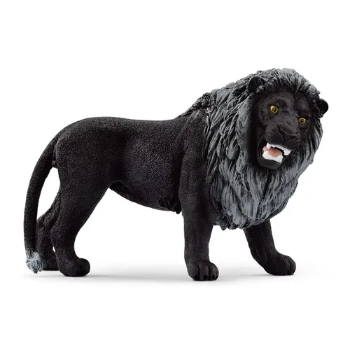 Schleich 72176 - Brüllender bunter Black Löwe, farbenfrohe Tierfigur für kreative Spielwelten ab Geburt