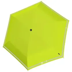 Knirps Kinder-Taschenschirm Rookie Reflective in grün von Knirps