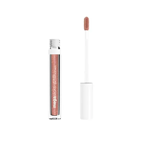 Wet n Wild, Mega Slicks Lip Gloss, Extra Glänzender Lippenstift mit Heller und Strahlender Textur für Weiche, Volle, Gesunde Lippen, Formel mit Hyaluronsäure und Veganem Kollagen, Call me boss