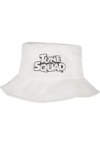 Mister Tee Unisex Tune Squad Wording Bucket Hat Hut, Weiß, Einheitsgröße EU