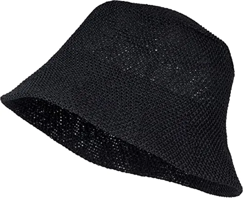 styleBREAKER Damen Papierstroh Sonnenhut | Faltbarer Fischerhut - Leichter Bucket Hat für Damen, ideal für Strand und Freizeit. Mit elastischem Schweißband für Komfort und optimalem Sonnenschutz durch 6 cm breite Krempe. Faltbar und perfekt für unterwegs!