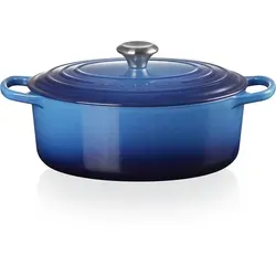 Le Creuset Signature Gusseisen-Bräter Ø 29 cm - Ovaler Gusseisen-Bräter für alle Herdarten, ideal zum Garen und Servieren. Emaillierte Oberfläche sorgt für gleichmäßige Wärmeverteilung und einfache Reinigung.
