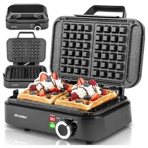 Waffeleisen Schwarz von MalTec