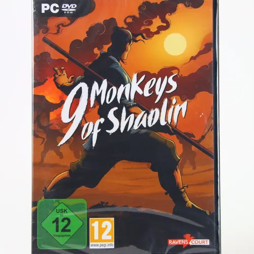 PC Spiel 9 Monkeys of Shaolin NEU Verschweißt