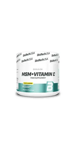 Biotech USA BioTech MSM + Vitamin C - 150g Pulver, 150 g, Pulver