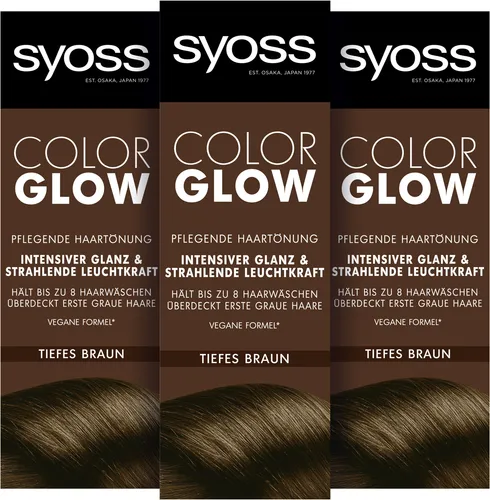 Produktbild SYOSS Color Glow Pflegende Haartönung Tiefes Braun