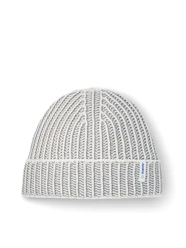Eisbär Sorrak Mütze white-graumele (100) - Mütze für den Laufsport, aus hochwertigem Merinomix für Wärme und Weichheit, mit kuscheligem Fleece-Band für zusätzlichen Komfort – ideal für kalte Wintertage.