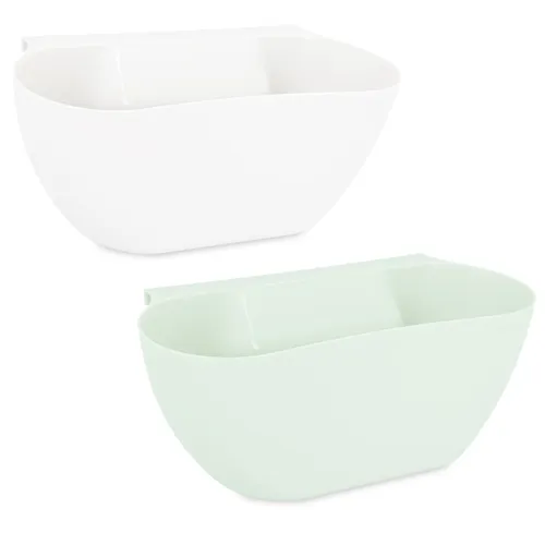 2x Auffangschale für Küchenabfälle zum Einhängen 2er Set Mülleimer Abfall