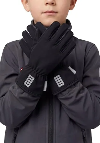 LEGO Kid's Atlin 705 Handschuhe Gr 158/164 schwarz