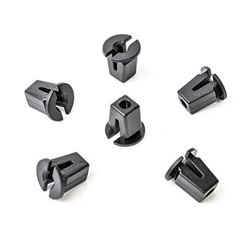10x Universal Spreizmutter Klips Universel Clips Karosserie in Schwarz | CL-0098
