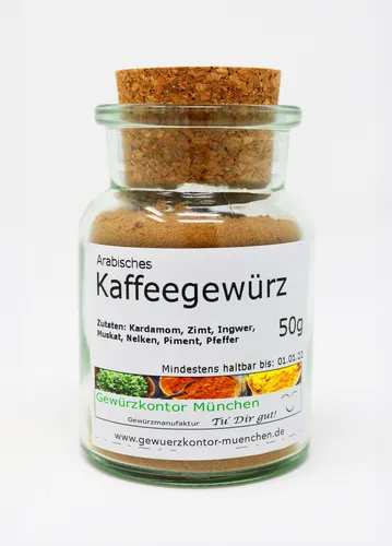 Arabisches Kaffeegewürz 50g im Glas Gewürzkontor München